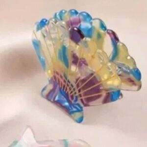❤️ FREE Shell Sea Seashells Hair Accessory Chic Glam Hipster Artsy Claw Clip